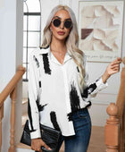 Tie-Dye Collared Neck Buttoned Shirt - Body By J'ne