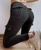 High Waist Active Pants with Pockets - Body By J'ne