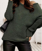 One Shoulder Long Sleeve Sweater - Body By J'ne