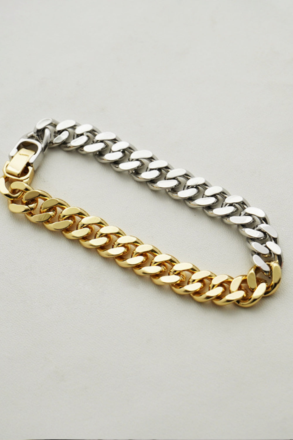 Two-Tone Chunky Chain Bracelet - Body By J'ne