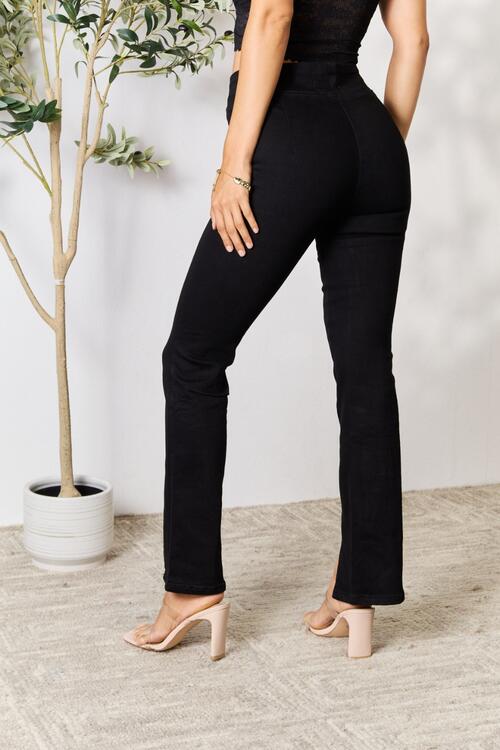 Look This Way Slit Bootcut Jeans - Body By J'ne