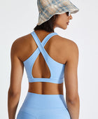 Ruched Crisscross Active Tank - Body By J'ne