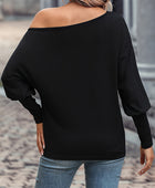 Pearl Trim Lantern Sleeve Top - Body By J'ne