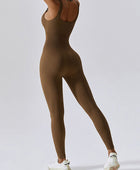 Wide Strap Sleeveless Active Jumpsuit - Body By J'ne