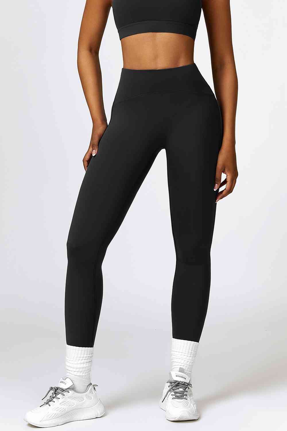 Breathable Wide Waistband Active Leggings - Body By J'ne