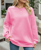 Round Neck Long Sleeve Sweatshirt - Body By J'ne