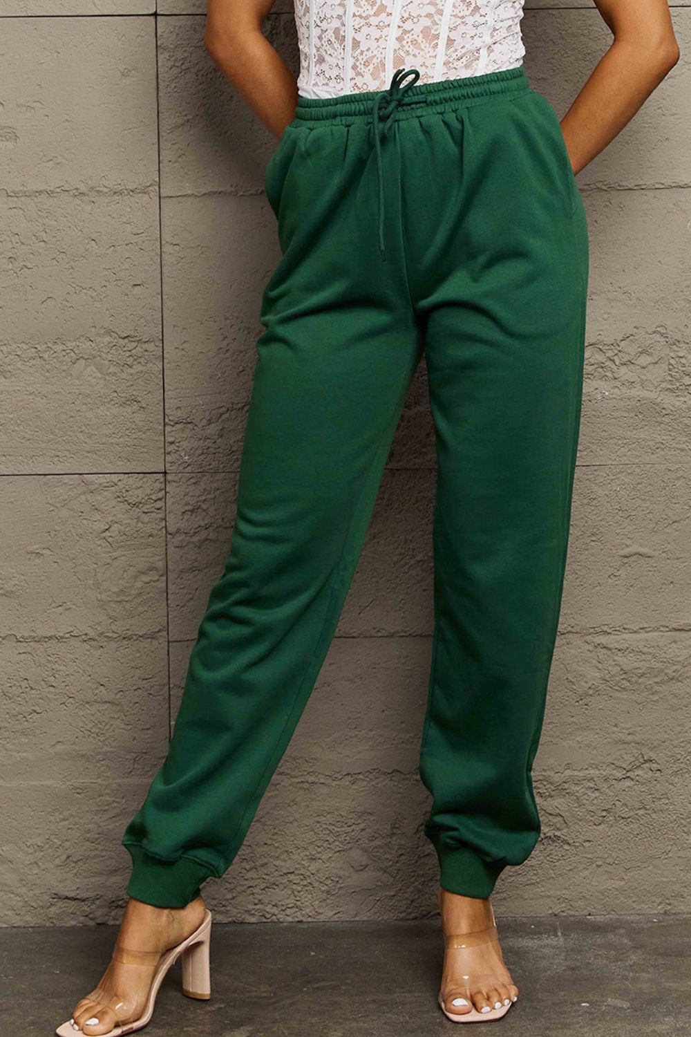 Mala Full Size Drawstring Sweatpants - Body By J'ne