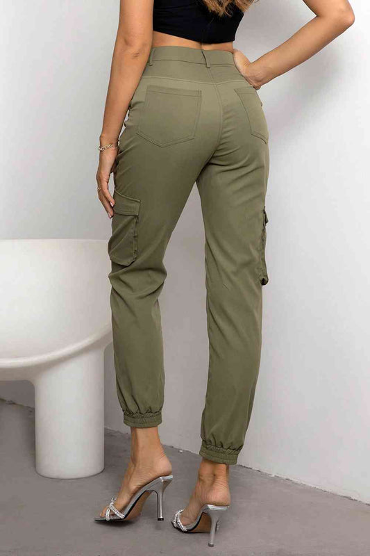 High Waist Cargo Pants - Body By J'ne