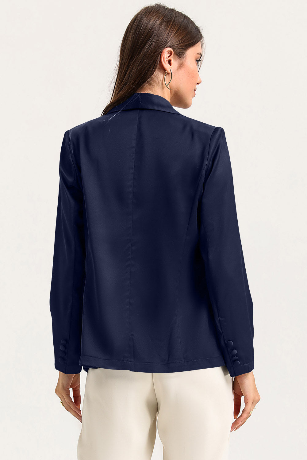 Long Sleeve Shawl Collar Blazer - Body By J'ne