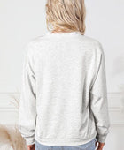 Surplice Pocketed Long Sleeve Sweatshirt - Body By J'ne