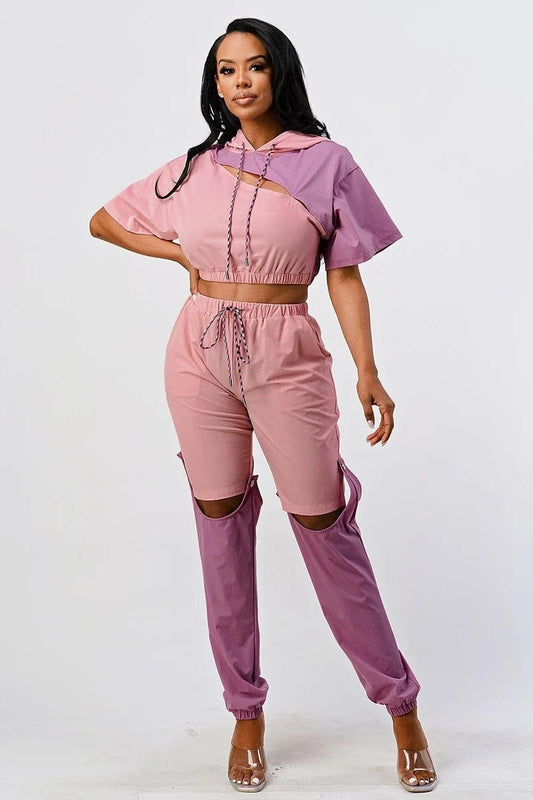 Be Different Hoodie & Detachable Pant Set - Body By J'ne