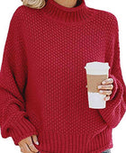 Turtleneck Dropped Shoulder Sweater - Body By J'ne