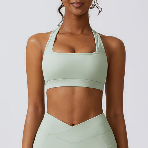 Halter Neck Sport Bra - Body By J'ne