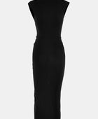 Slit Plunge Sleeveless Maxi Dress - Body By J'ne