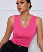 Brunch Vibes Notched Neck Tank - Body By J'ne