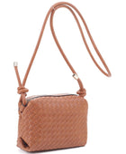 Braid Texture Zipper Crossbody Bag - Body By J'ne