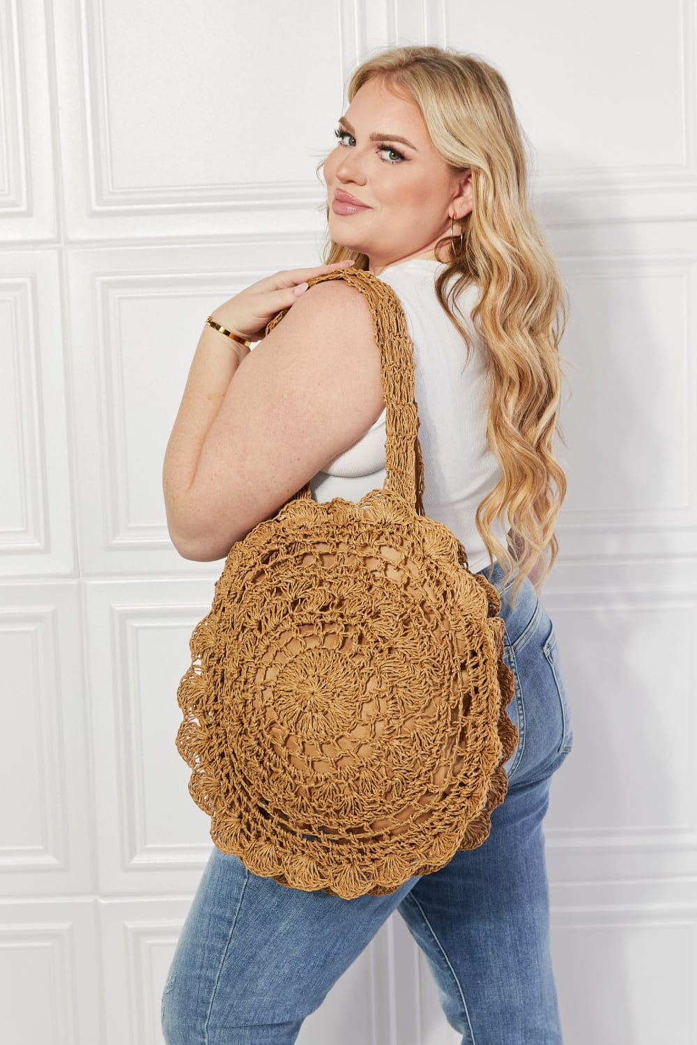 Brunch Time Straw Rattan Handbag - Body By J'ne