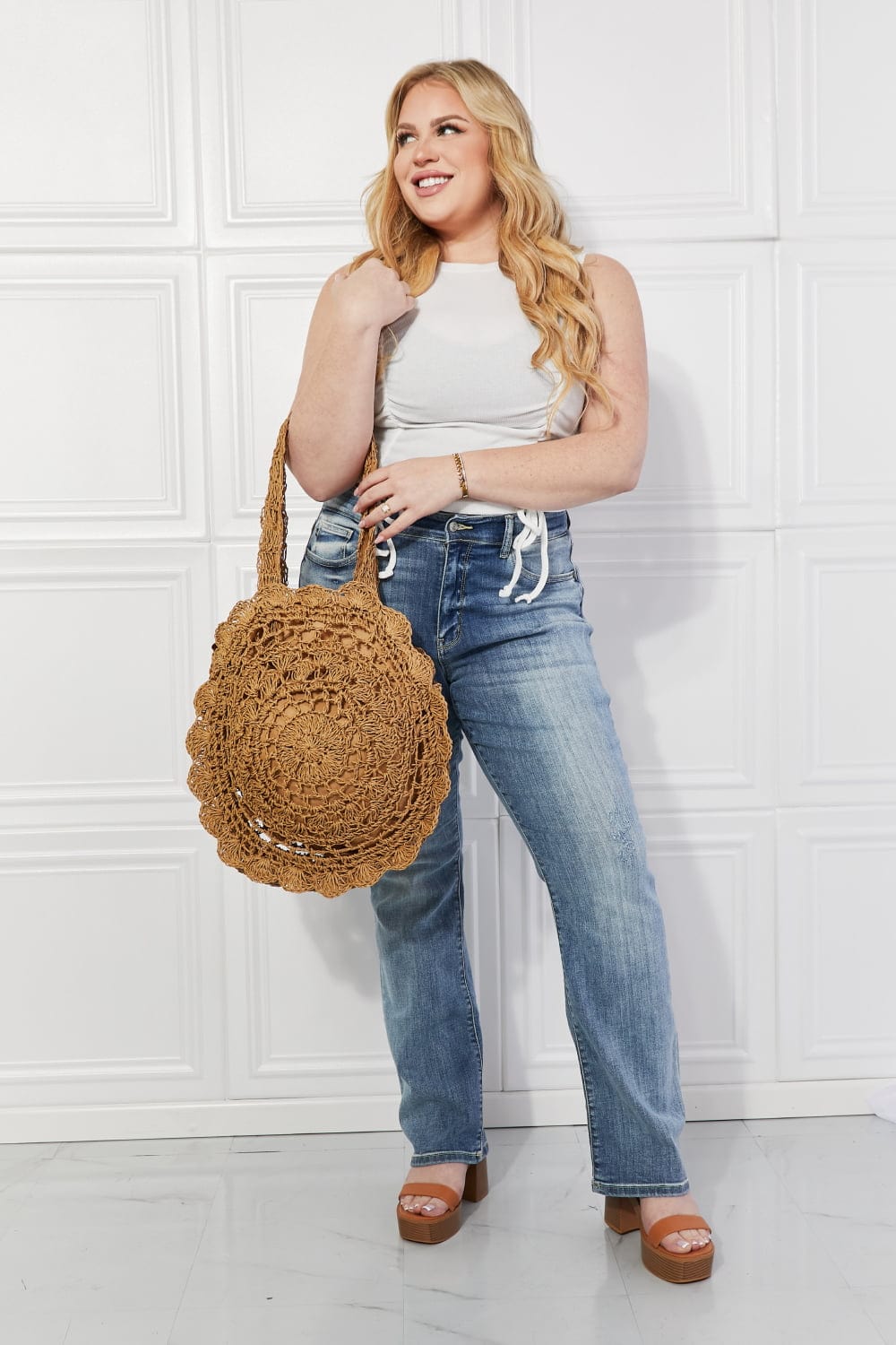 Brunch Time Straw Rattan Handbag - Body By J'ne