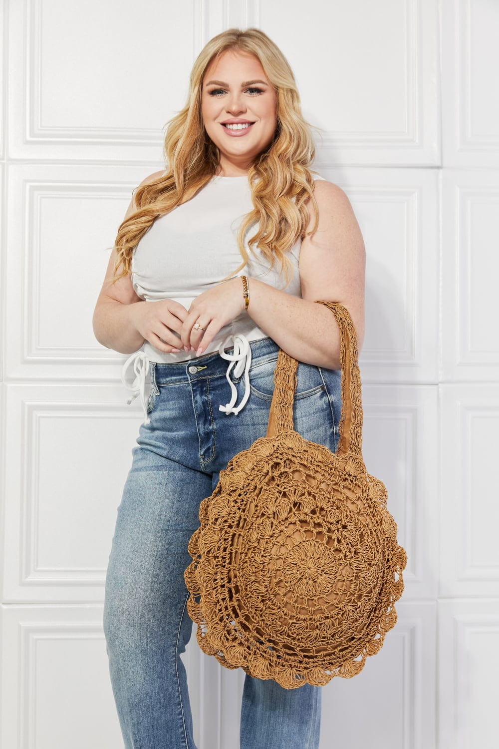 Brunch Time Straw Rattan Handbag - Body By J'ne