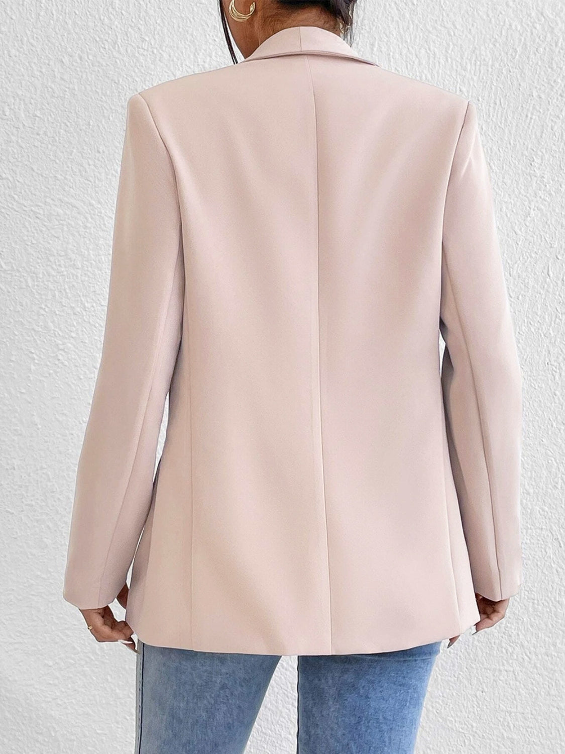 Shawl Collar Long Sleeve Blazer - Body By J'ne