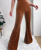 Ribbed High Waist Bootcut Pants - Body By J'ne