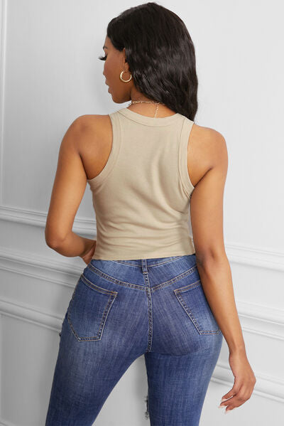 Round Neck Racerback Tank - Body By J'ne