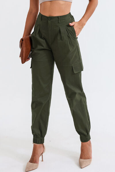 High Waist Cargo Pants - Body By J'ne