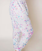 Tie-Dye Long Sleeve Crop Pullover And Joggers Lounge Set - Body By J'ne