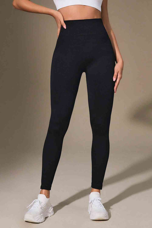 Wide Waistband Sports Leggings - Body By J'ne