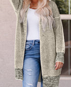 Heathered Open Front Longline Cardigan - Body By J'ne