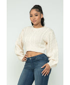 Cable Pullover Top - Body By J'ne