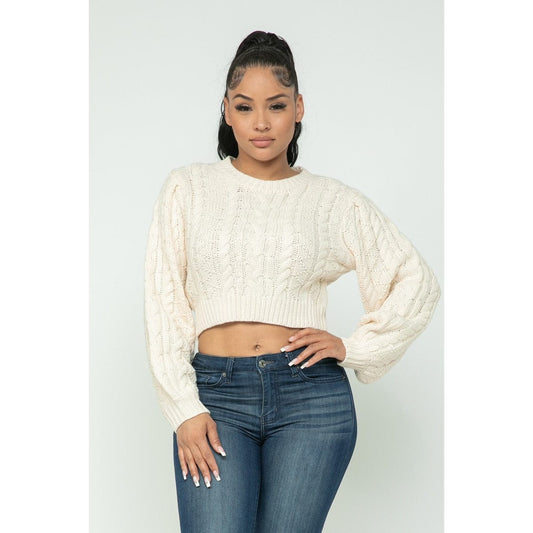 Cable Pullover Top - Body By J'ne