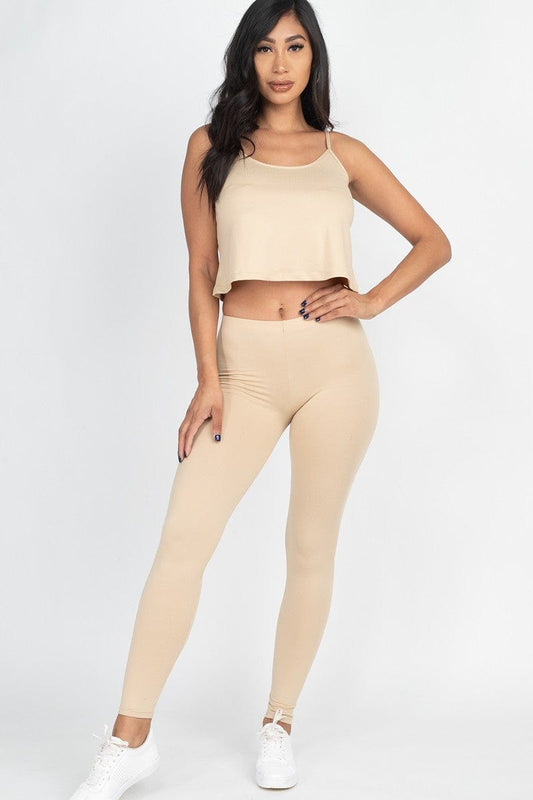 Cami Top And Leggings Set - Body By J'ne