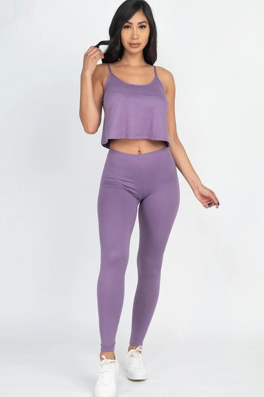 Cami Top And Leggings Set - Body By J'ne