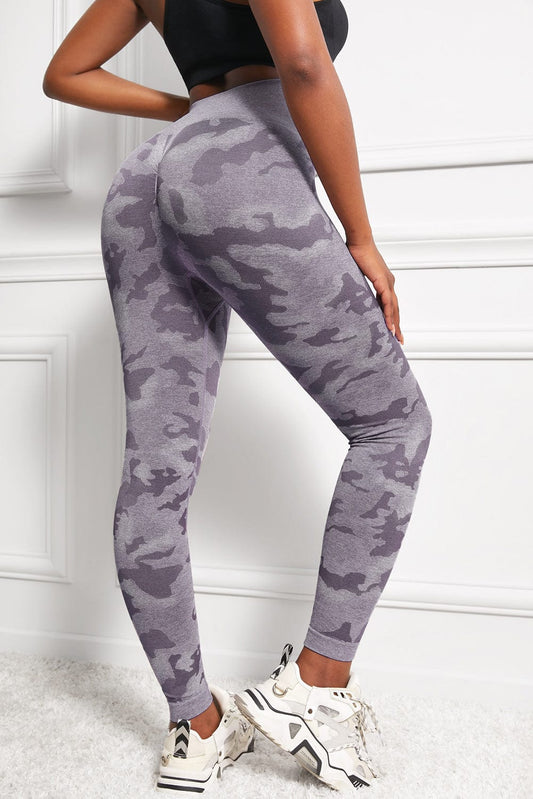 Camo Print Seamless High Waist Yoga Leggings - Body By J'ne