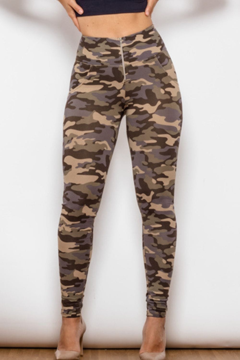 Camouflage Print Jeans - Body By J'ne