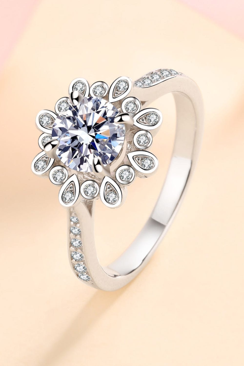 Can't Stop Your Shine 925 Sterling Silver Moissanite Ring - Body By J'ne