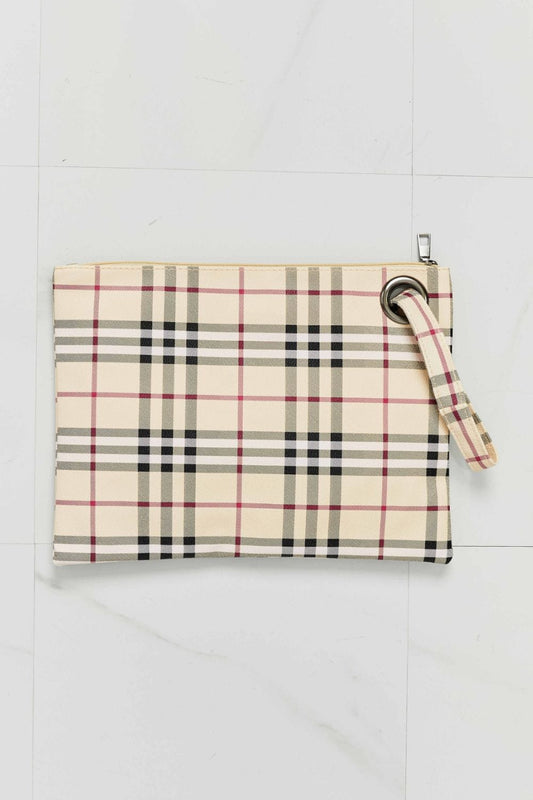 Carry Your Love Plaid Wristlet - Body By J'ne