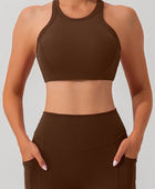 Round Neck Racerback Active Tank - Body By J'ne