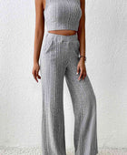 Mock Neck Tank and Pants Set - Body By J'ne