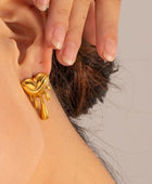 Heart Shape 18K gold-plated Earrings - Body By J'ne