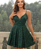 Sequin Spaghetti Strap Dress - Body By J'ne