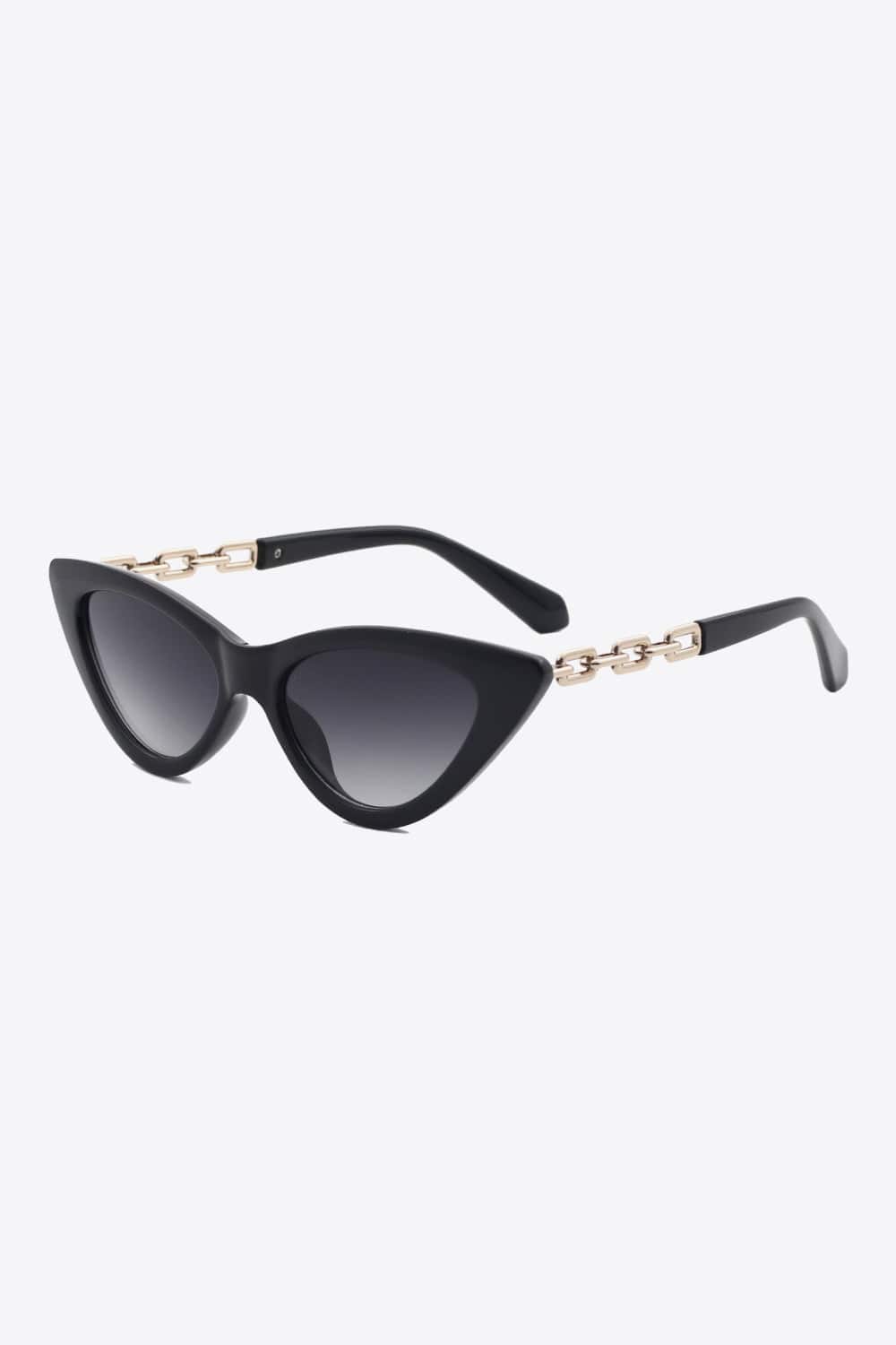 Chain Detail Cat-Eye Sunglasses - Body By J'ne