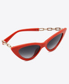 Chain Detail Cat-Eye Sunglasses - Body By J'ne