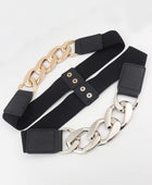 Chain Detail Elastic Belt - Body By J'ne