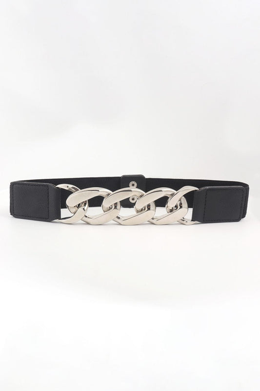 Chain Detail Elastic Belt - Body By J'ne