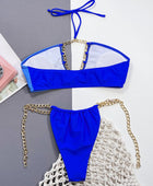 Chain Detail Halter Neck Bikini Set - Body By J'ne