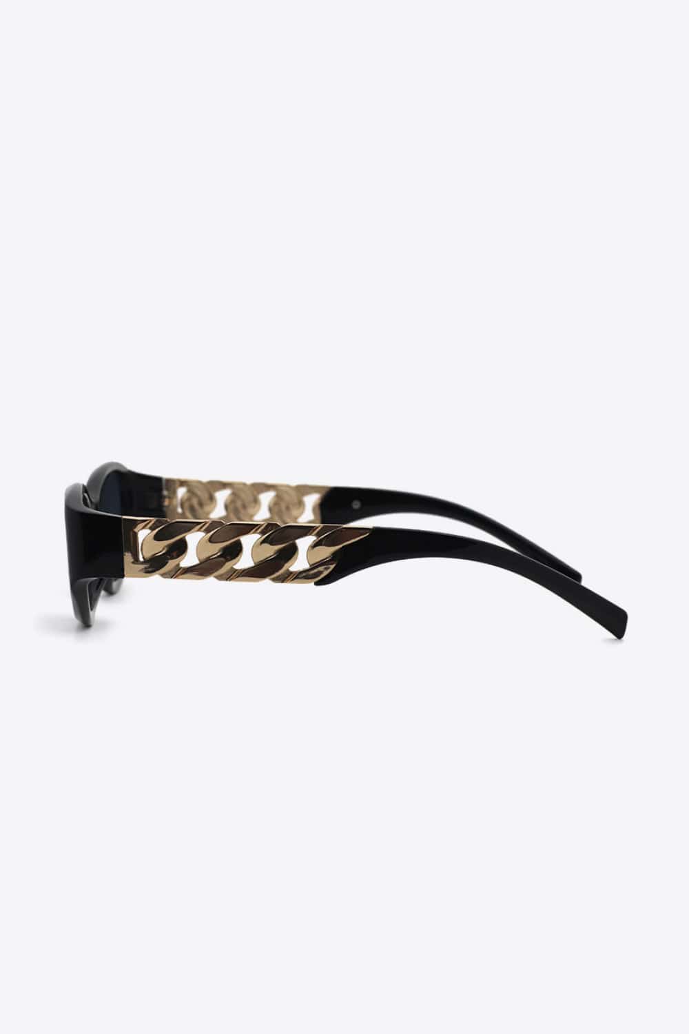 Chain Detail Temple Cat Eye Sunglasses - Body By J'ne