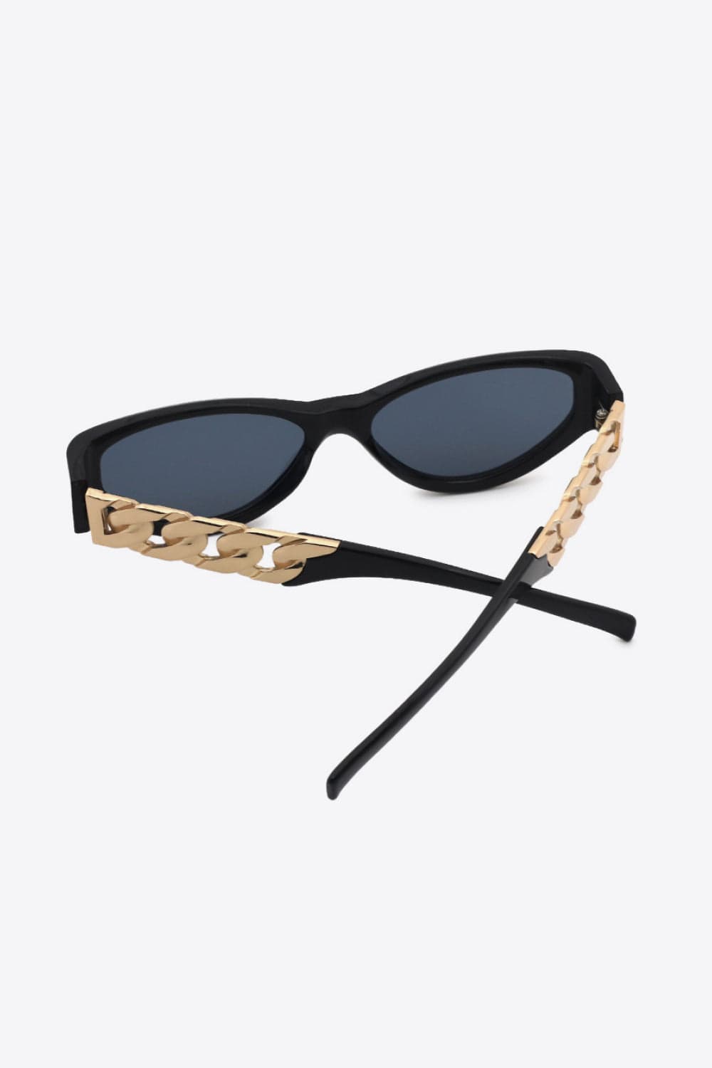 Chain Detail Temple Cat Eye Sunglasses - Body By J'ne
