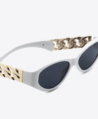 Chain Detail Temple Cat Eye Sunglasses - Body By J'ne